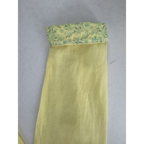 Sundance Pearl Snap Shirt Size M 100% Linen Yellow Western Rodeo Cowgirl - Picture 2 of 14